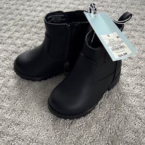 Cat & Jack Black Kids Boots